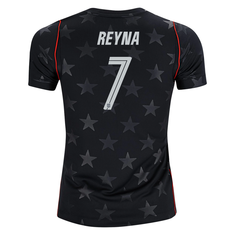 Nike Youth Reyna United States Away Stadium Jersey 2026 (Dark Obsidian/Pure Platinum)