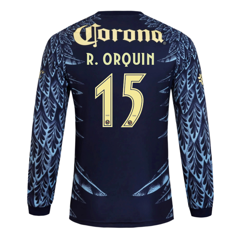 adidas R. Orquin Club América 25/26 Away Long Sleeve Jersey (Blue)