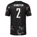 Nike Mens Canada Johnston Away Stadium Jersey 2026 (Black/Red)