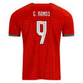 PUMA Men's Portugal G. Ramos Home World Cup 2026 Soccer Jersey (Club Red/Green Lagoon)