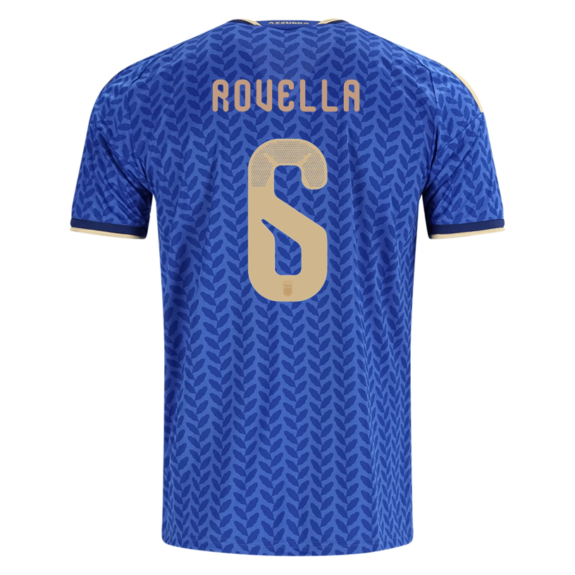 adidas Men's Rovella Italy Home Replica Jersey 2026 (Bold Blue)