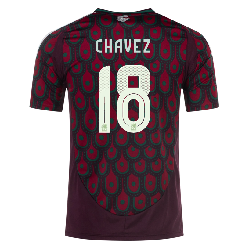 Adidas Mens Mexico Luis Chavez Home Jersey 24/25 (Multicolor)