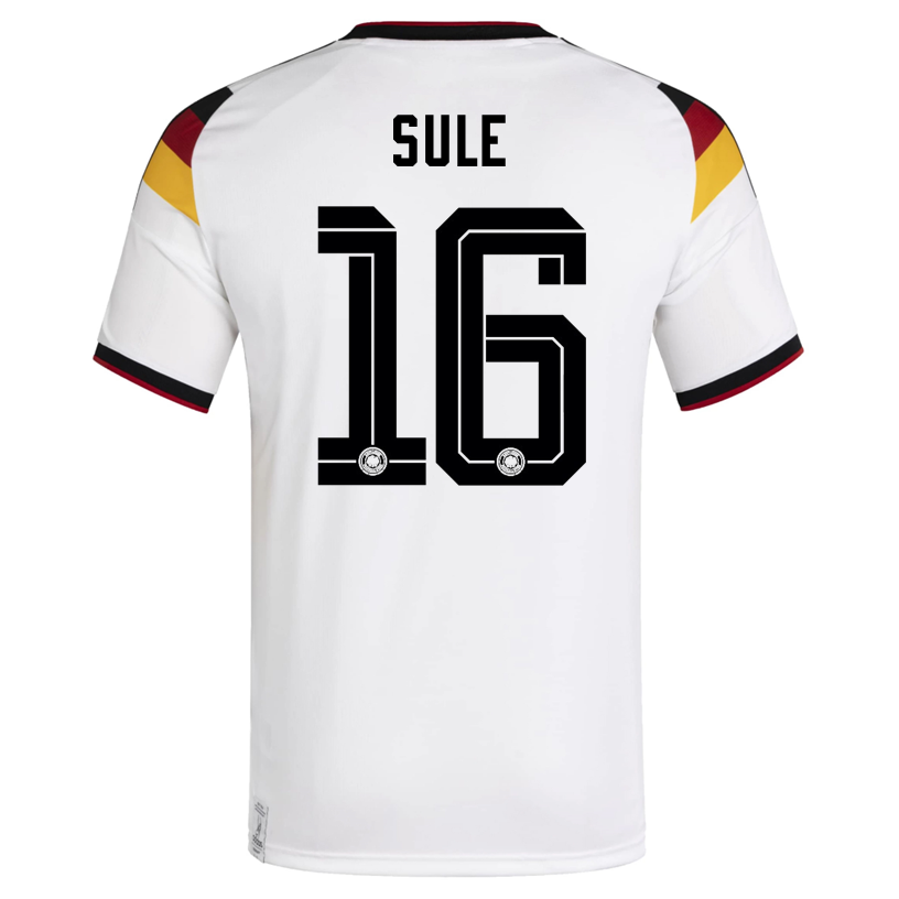 adidas Men's Sule  Germany Home World Cup Jersey 2026 (White/Black)