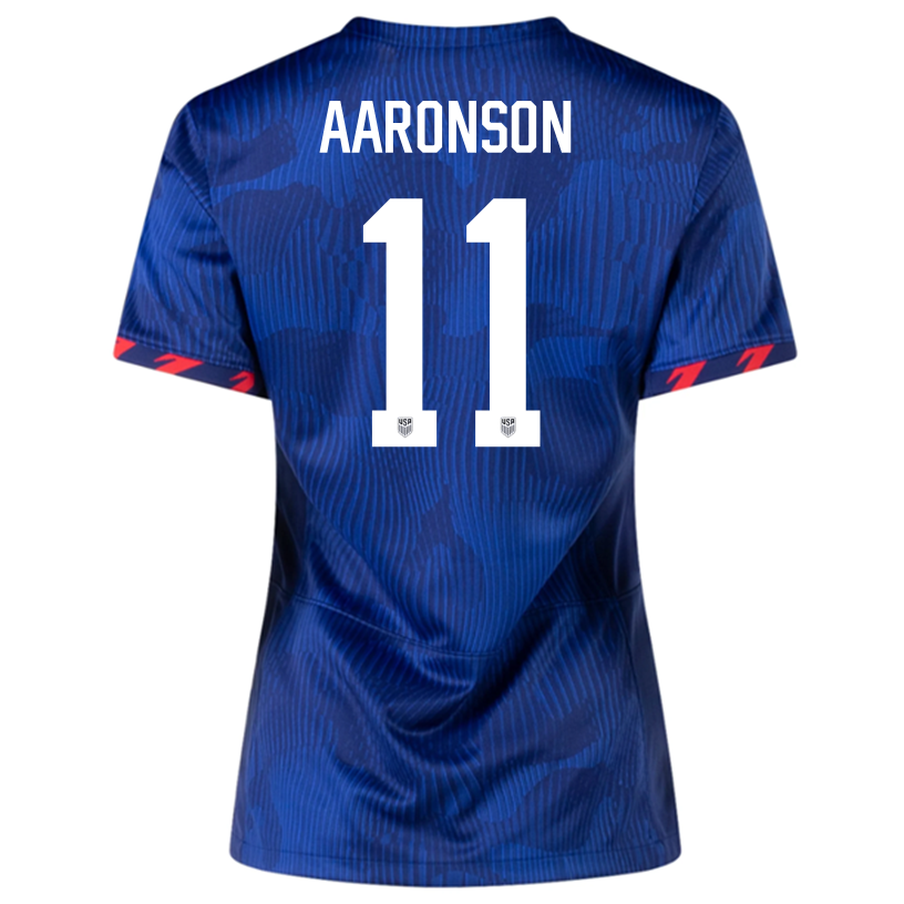 Nike Womens United States Brenden Aaronson Away Jersey 23/24 (Hyper Royal/Loyal Blue)