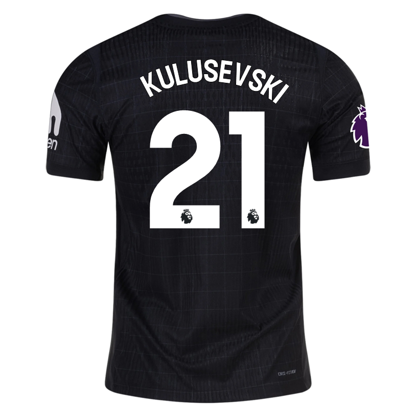 NIKEトッテナムシャツ クルゼフスキ 21 L 25/26 アウェー黒 NIKE