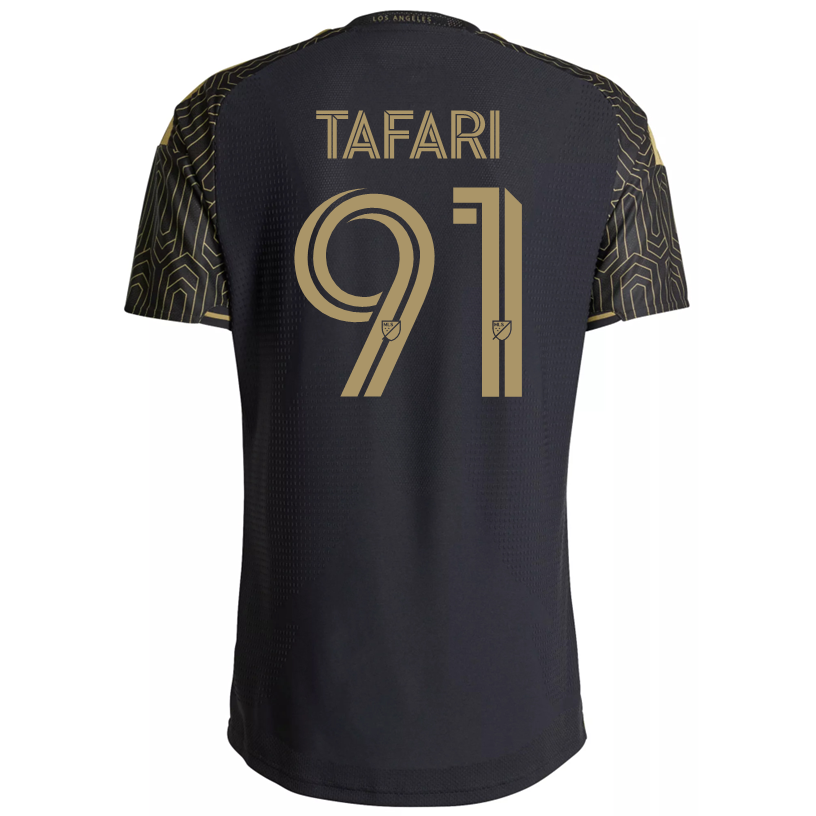adidas Men's Tafari LAFC Authentic Match Home Jersey 26/27 (Black/Gold)