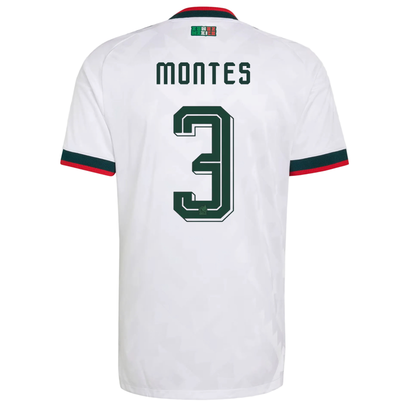 adidas Men's Mexico Montes Authentic Match Away Jersey 2026 (White)