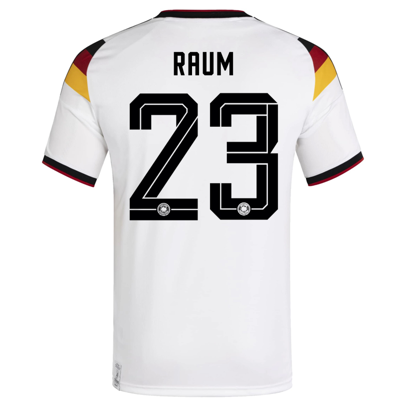 adidas Men's Raum Germany Home World Cup Jersey 2026 (White/Black)
