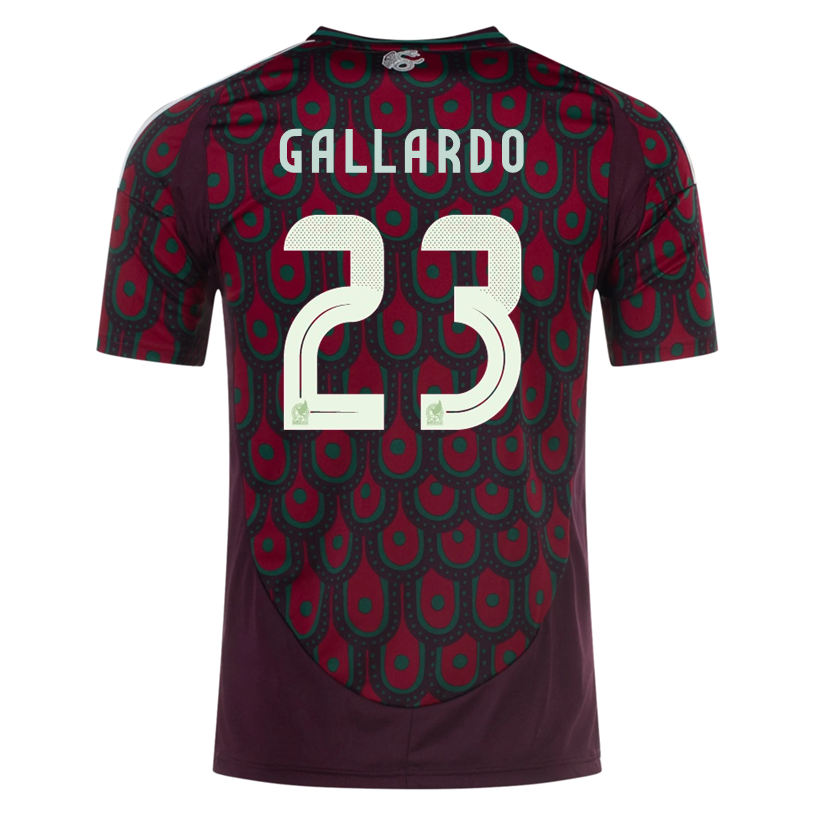 Adidas Mens Mexico Jesus Gallardo Home Jersey 24/25 (Multicolor)