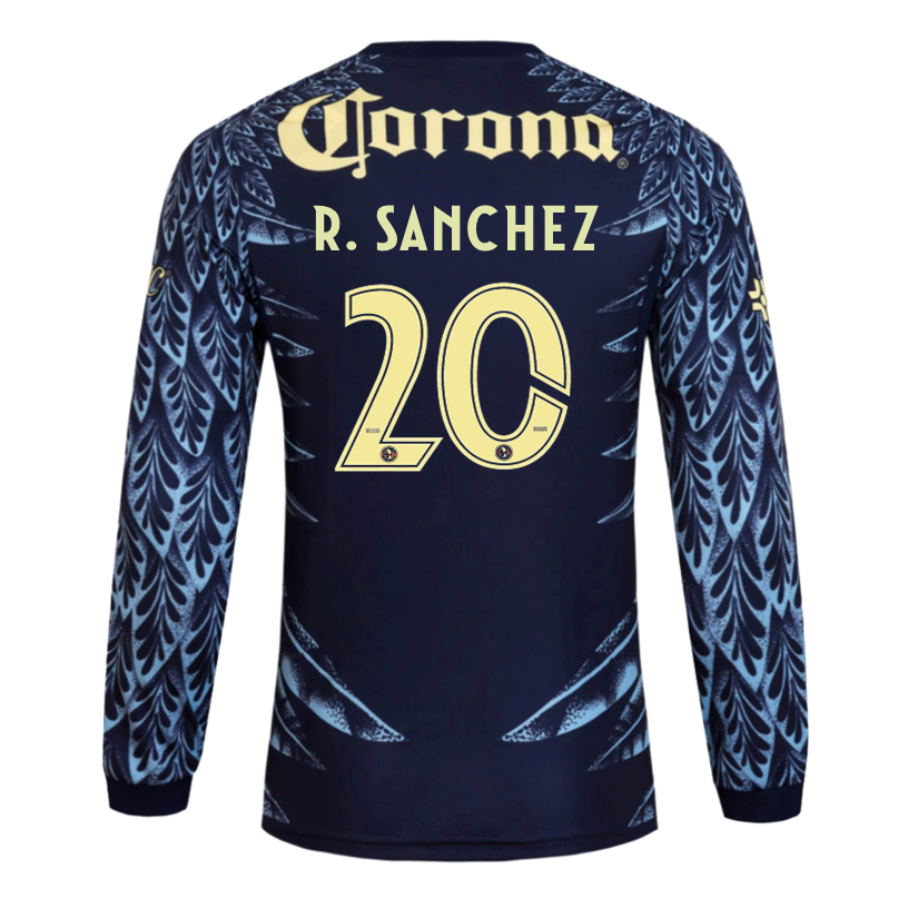 adidas R. Sanchez Club América 25/26 Away Long Sleeve Jersey (Blue)