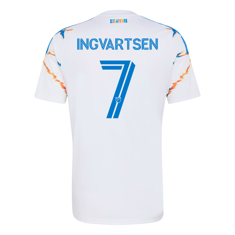 adidas Men's Ingvartsen  San Diego FC 26/27 Away Replica Jersey (White)