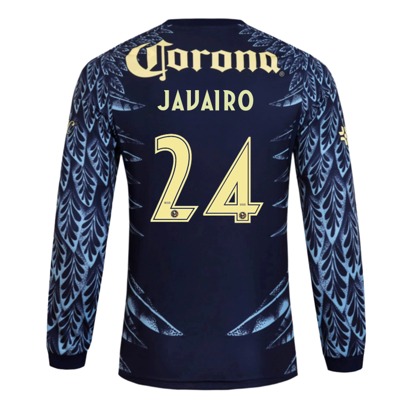 adidas Javairo Club América 25/26 Away Long Sleeve Jersey (Blue)