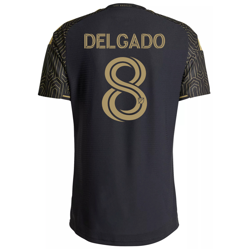 adidas Men's Delgado LAFC Authentic Match Home Jersey 26/27 (Black/Gold)