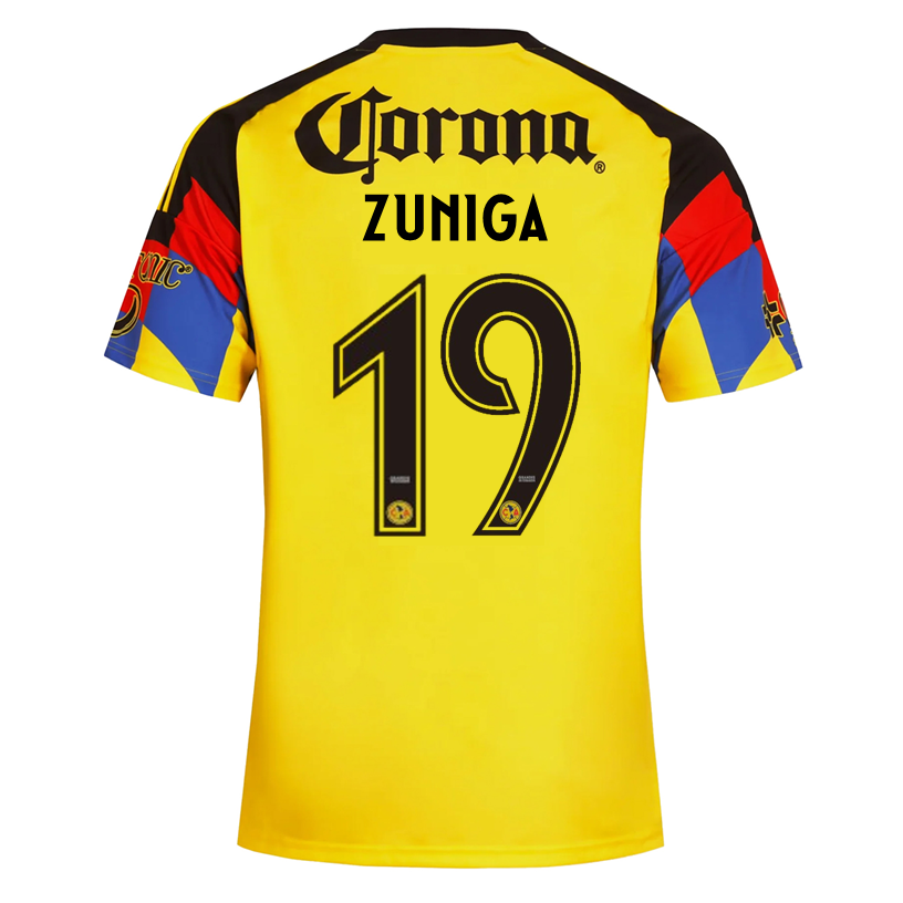 adidas Men's Zuniga  Club America Home Jersey 25/26 (Yellow)