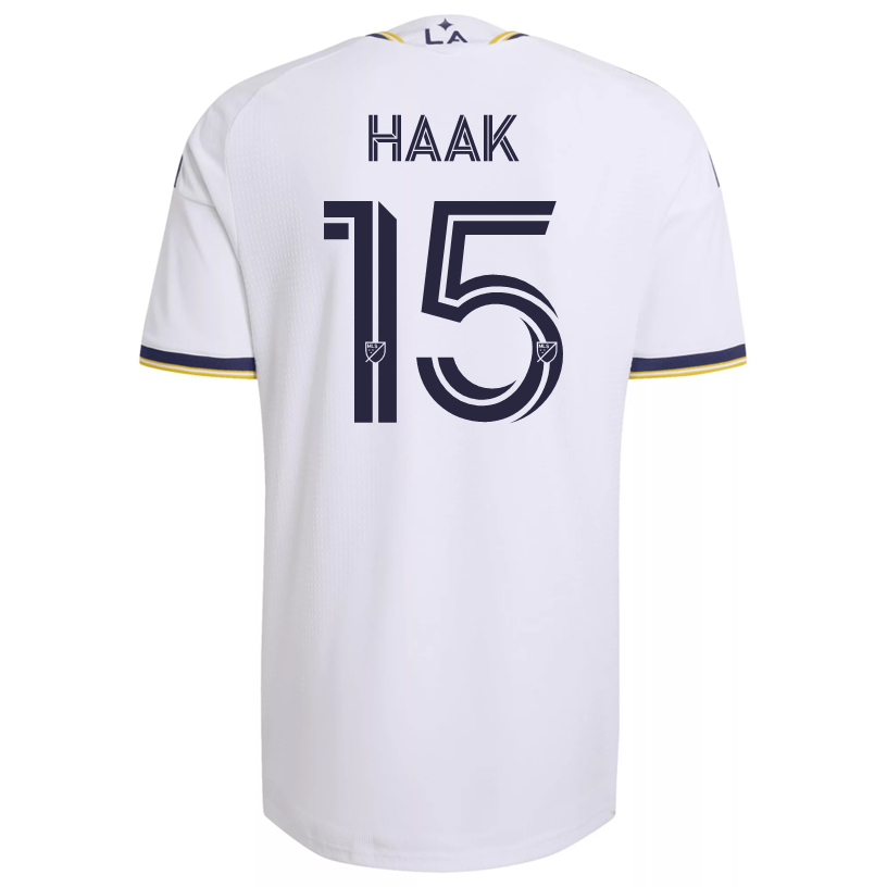 adidas Men's Haak LA Galaxy Authentic Match Home Jersey 26/27 (White)