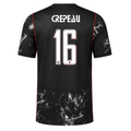 Nike Mens Canada Crepeau Away Stadium Jersey 2026 (Black/Red)