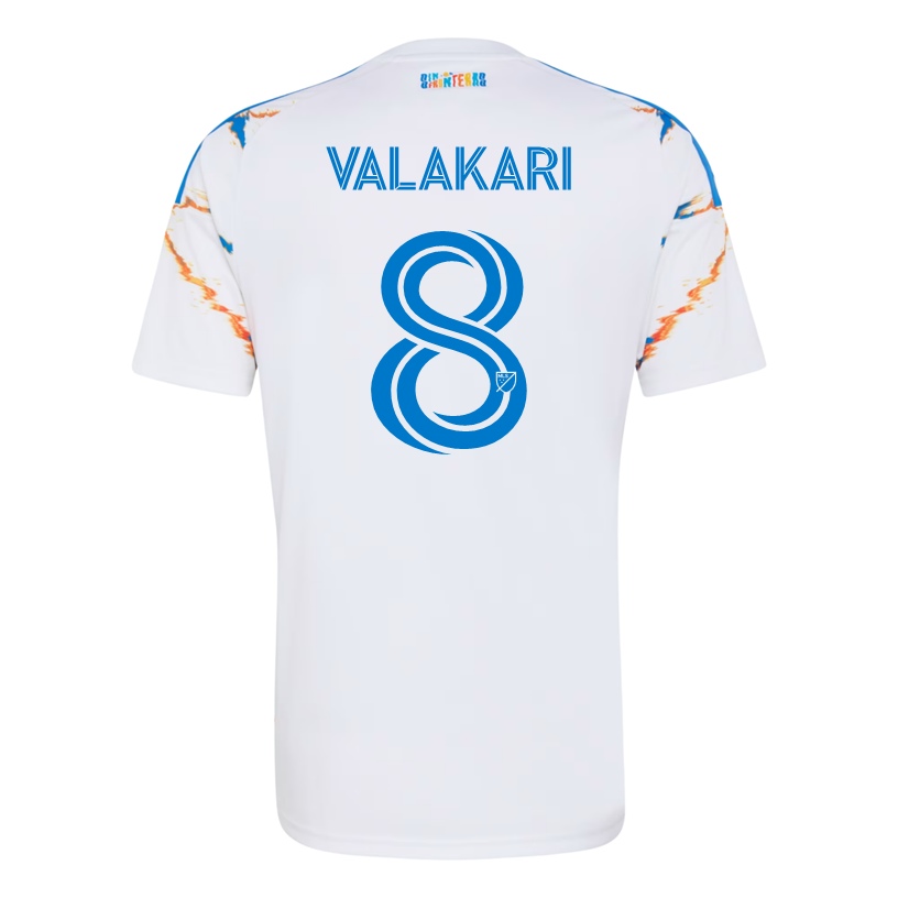 adidas Men's Valakari San Diego FC 26/27 Away Replica Jersey (White)