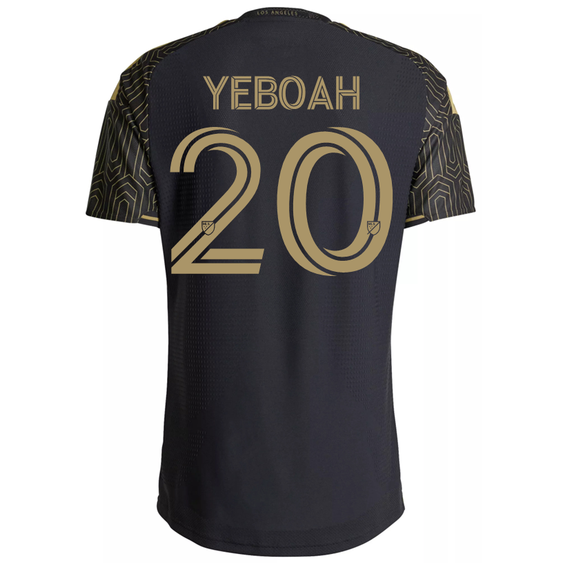 adidas Men's Yeboah  LAFC Authentic Match Home Jersey 26/27 (Black/Gold)