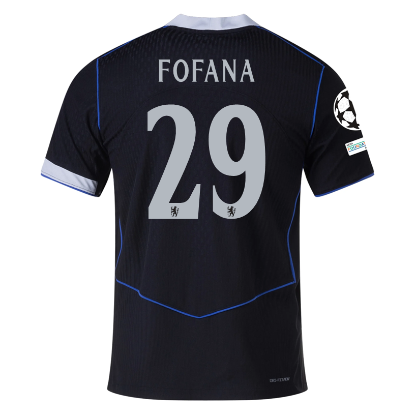 Nike Fofana Chelsea T90 Authentic Third Jersey w/ Champions
