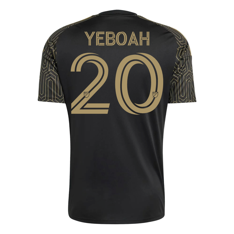 adidas Men's Yeboah LAFC Replica Home Jersey 26/27 (Black/Gold)