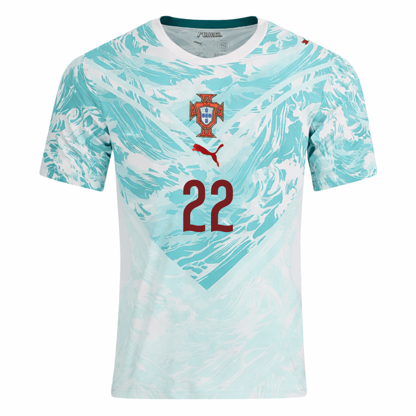 PUMA Men's Diogo Costa Portugal 2026 Away Stadium Jersey (White)