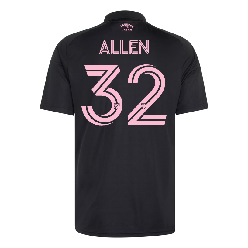 adidas Men's Allen Inter Miami CF 26/27 Away Jersey (Black/Pink)