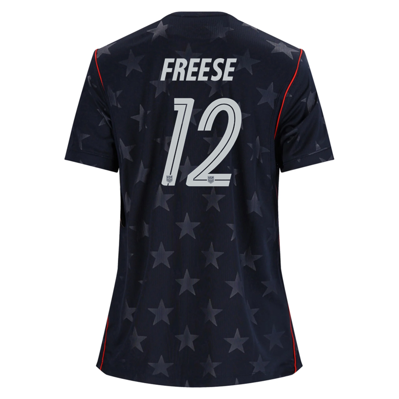 Nike Women’s Freese United States Away Stadium Jersey 2026 (Dark Obsidian/Pure Platinum)
