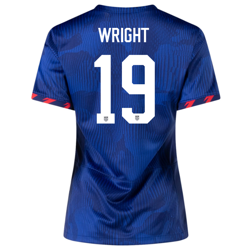Nike Womens United States Haji Wright Away Jersey 23/24 (Hyper Royal/Loyal Blue)