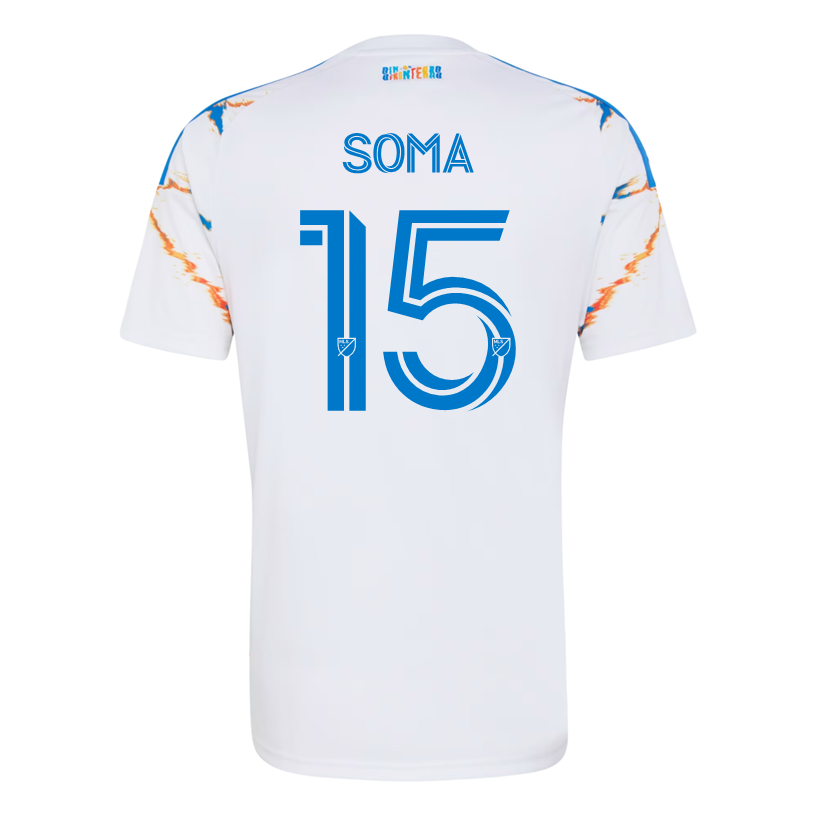 adidas Men's Soma San Diego FC 26/27 Away Replica Jersey (White)