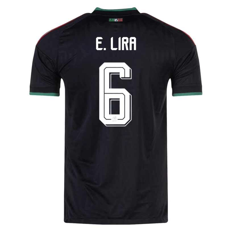 adidas Men's Mexico E. Lira Authentic Match Third Jersey 2026 (Black)