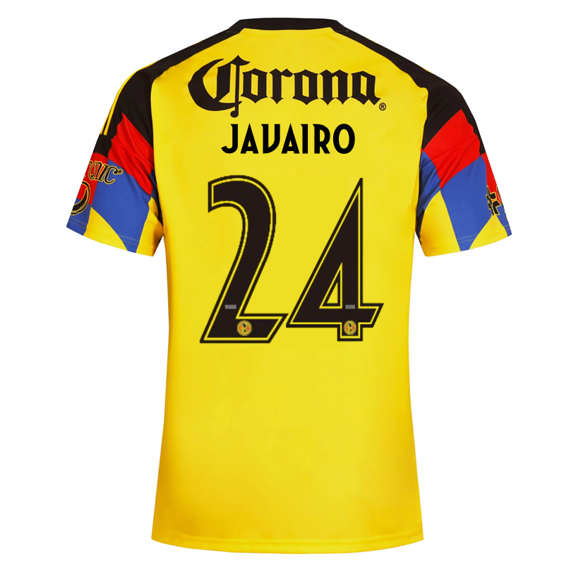 adidas Men's Javairo   Club America Home Jersey 25/26 (Yellow)