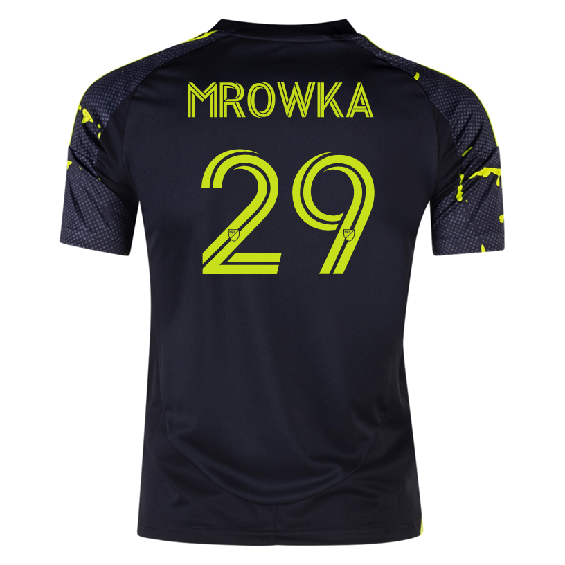 adidas Columbus Crew Cole Mrowka Away Jersey 25/26 (Black/Yellow)
