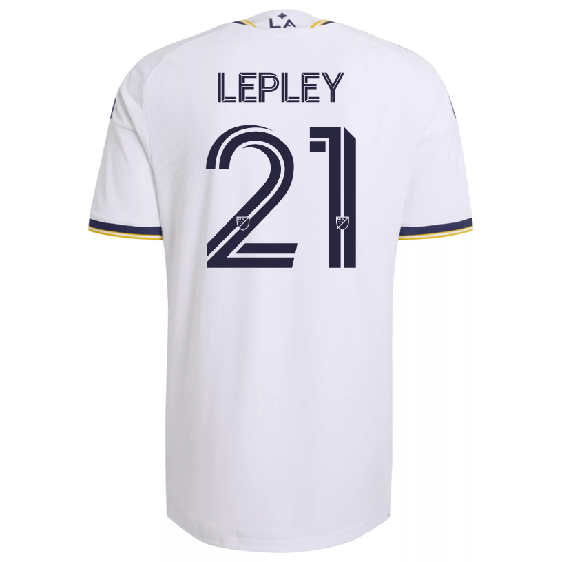 adidas Men's Lepley LA Galaxy Authentic Match Home Jersey 26/27 (White)