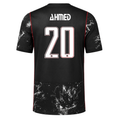 Nike Mens Canada Ahmed Away Stadium Jersey 2026 (Black/Red)