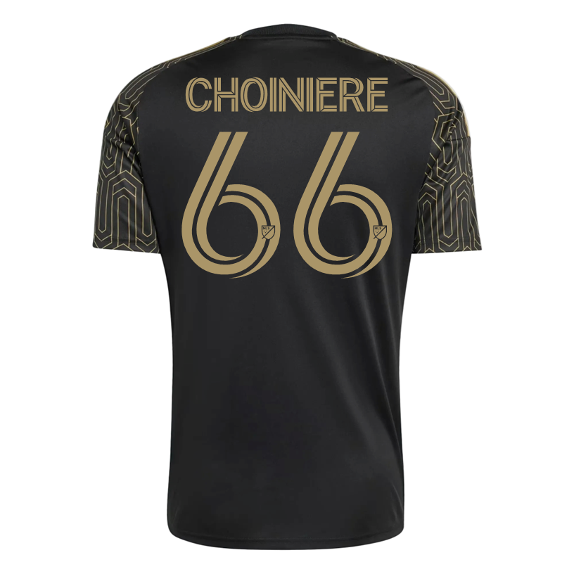 adidas Men's Choiniere LAFC Replica Home Jersey 26/27 (Black/Gold)