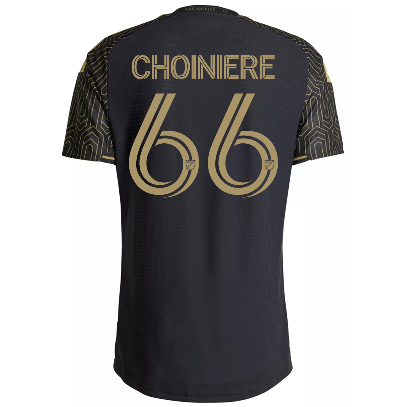 adidas Men's Choiniere LAFC Authentic Match Home Jersey 26/27 (Black/Gold)