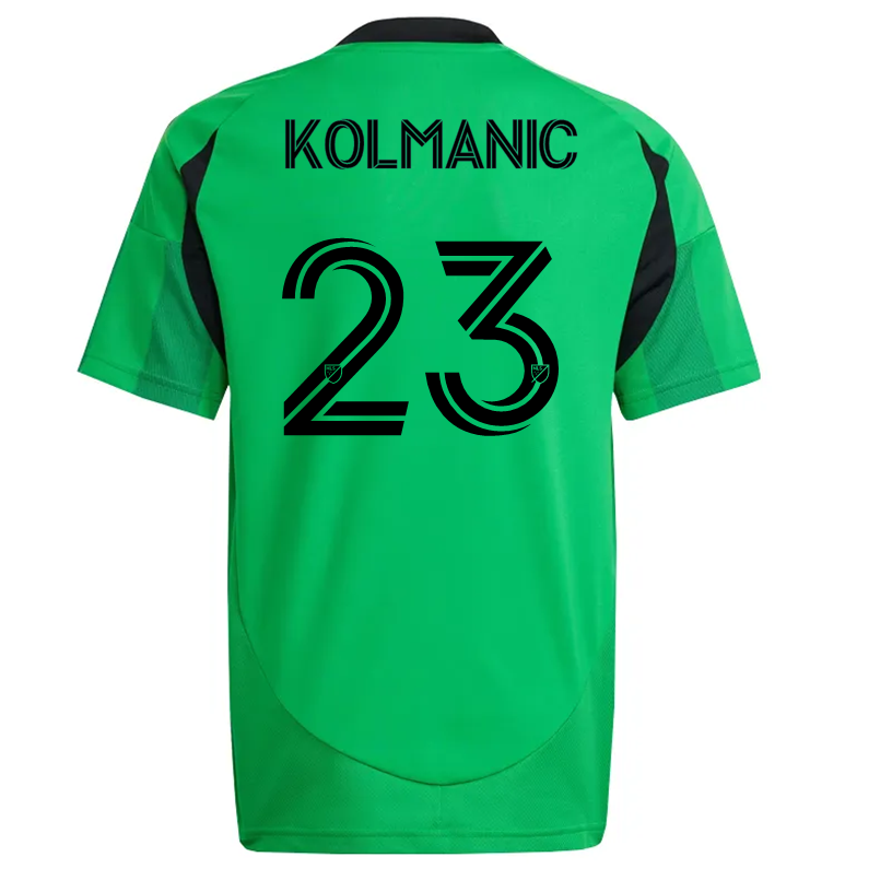 adidas Austin FC Žan Kolmanič Home Jersey 25/26 (Real Green)