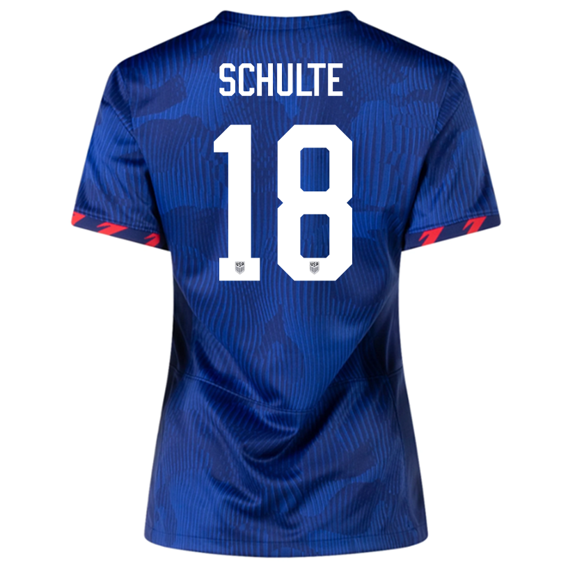 Nike Womens United States Patrick Schulte Away Jersey 23/24 (Hyper Royal/Loyal Blue)