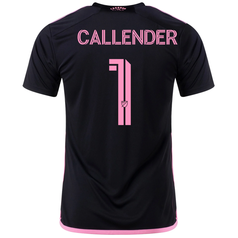 adidas Drake Callender Inter Miami Away Jersey 23/24 (Black/True Pink)