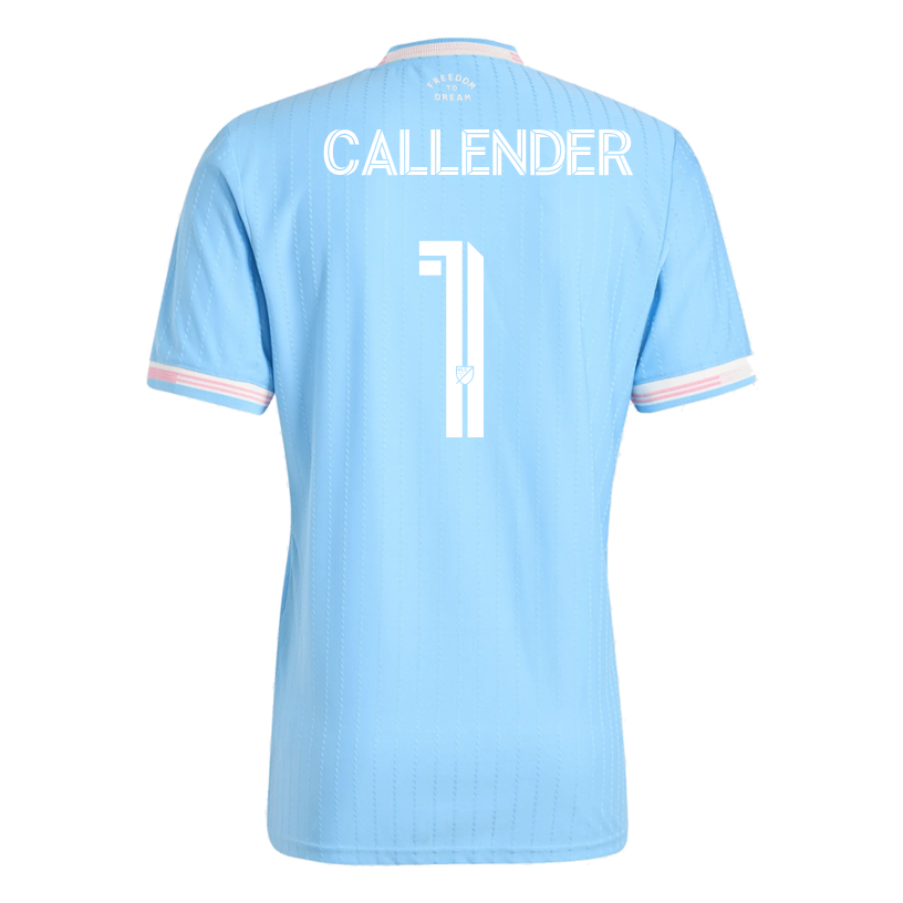adidas Callender Inter Miami Authentic Third Jersey 25/26 (Blue/Pink)