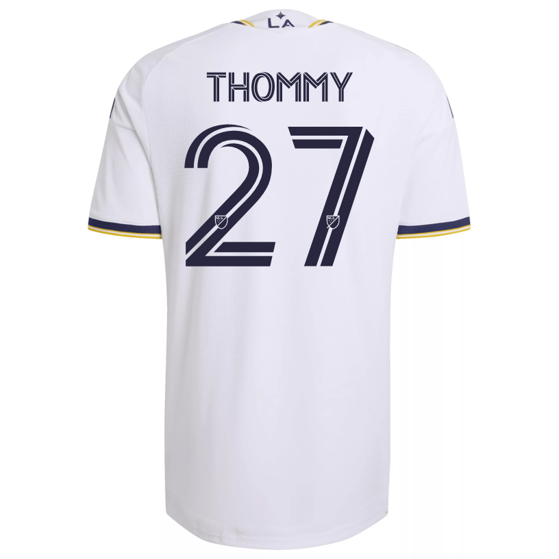 adidas Men's Thommy LA Galaxy Authentic Match Home Jersey 26/27 (White)