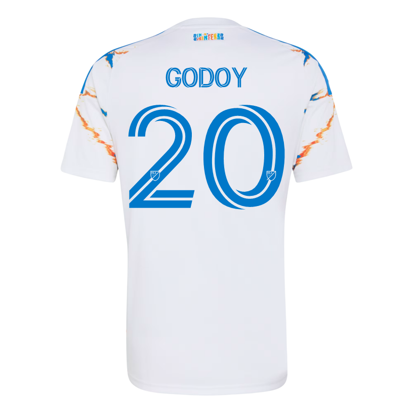 adidas Men's Godoy San Diego FC 26/27 Away Replica Jersey (White)