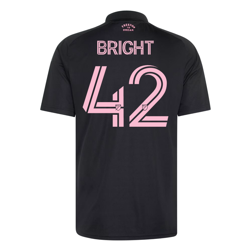 adidas Men's Bright Inter Miami CF 26/27 Away Jersey (Black/Pink)