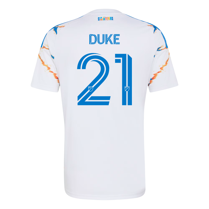 adidas Men's Duke San Diego FC 26/27 Away Replica Jersey (White)