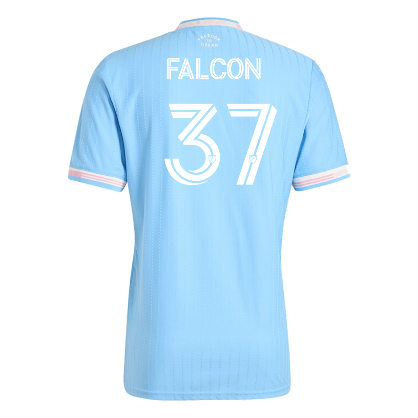 adidas Falcon Inter Miami Authentic Third Jersey 25/26 (Blue/Pink)