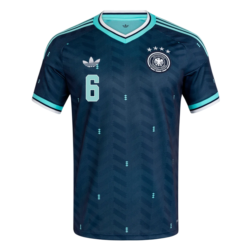 adidas Men's Germany Kimmich Away 2026 Stadium Jersey 2026 (Navy)