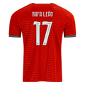 PUMA Men's Portugal Rafa Leao Home World Cup 2026 Soccer Jersey (Club Red/Green Lagoon)