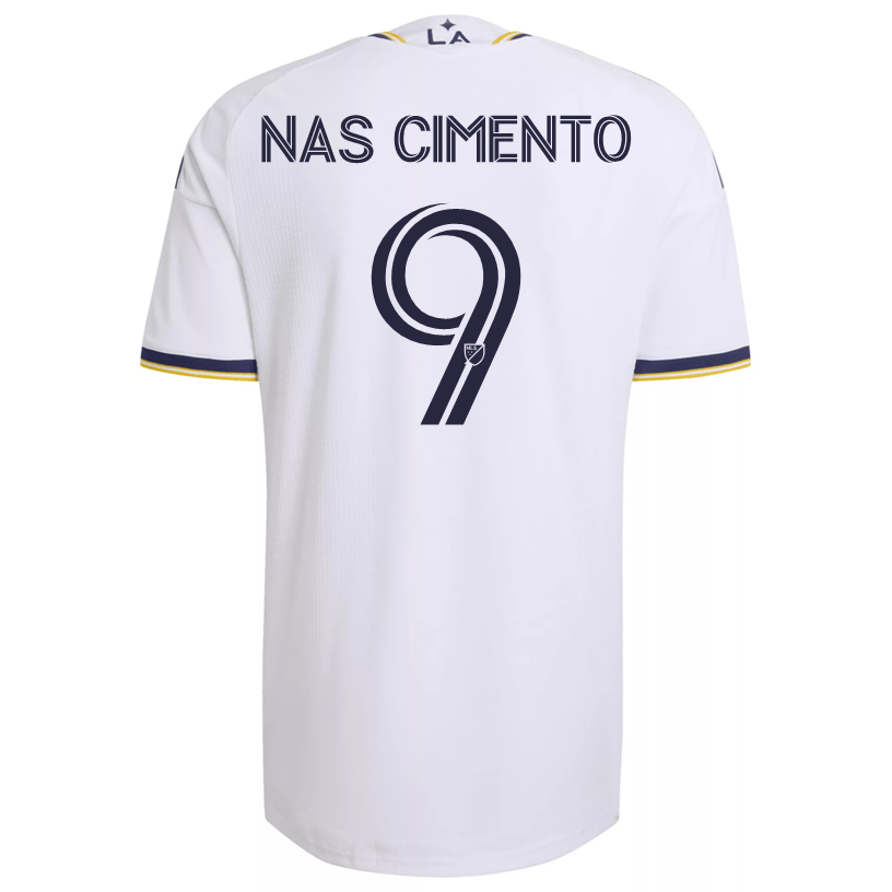 adidas Men's Nas cimento LA Galaxy Authentic Match Home Jersey 26/27 (White)