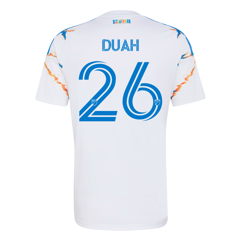 adidas Men's Duah  San Diego FC 26/27 Away Replica Jersey (White)