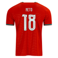 PUMA Men's Portugal G. Guede Home World Cup 2026 Soccer Jersey (Club Red/Green Lagoon)